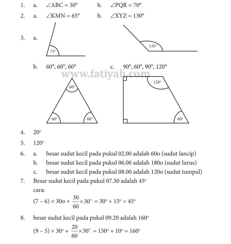 7 Rahasia Mudah Kuasai Contoh Soal Matematika Perhitungan Sudut Kelas 4 SD Terbukti Jitu 7 Rahasia Mudah Kuasai Contoh Soal Matematika Perhitungan Sudut Kelas 4 SD Terbukti Jitu