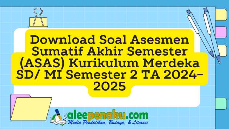 Bocoran 50 Soal Sumatif Akhir Semester 2 Kelas 1 Kurikulum Merdeka Paling Sering Keluar Bocoran 50 Soal Sumatif Akhir Semester 2 Kelas 1 Kurikulum Merdeka Paling Sering Keluar