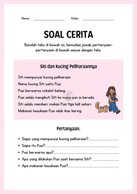 Contoh Soal Bahasa Indonesia Anak Tk - Guru Paud 9E Cerita sederhana Contoh Soal Bahasa Indonesia Anak Tk - Guru Paud 9E Cerita sederhana