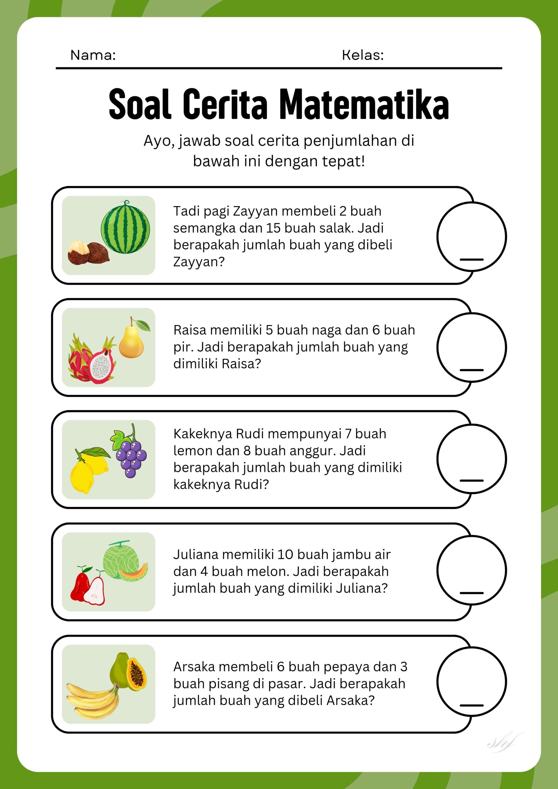 7 Contoh Soal Cerital Matematika Kelas 2 Semester 1 dari Modul Bimbel Brilian yang Wajib Dikuasai