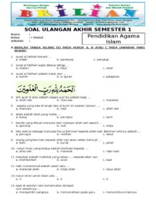 Menguasai Materi PAI Kelas 4 SD Semester 1 Panduan Lengkap Download
