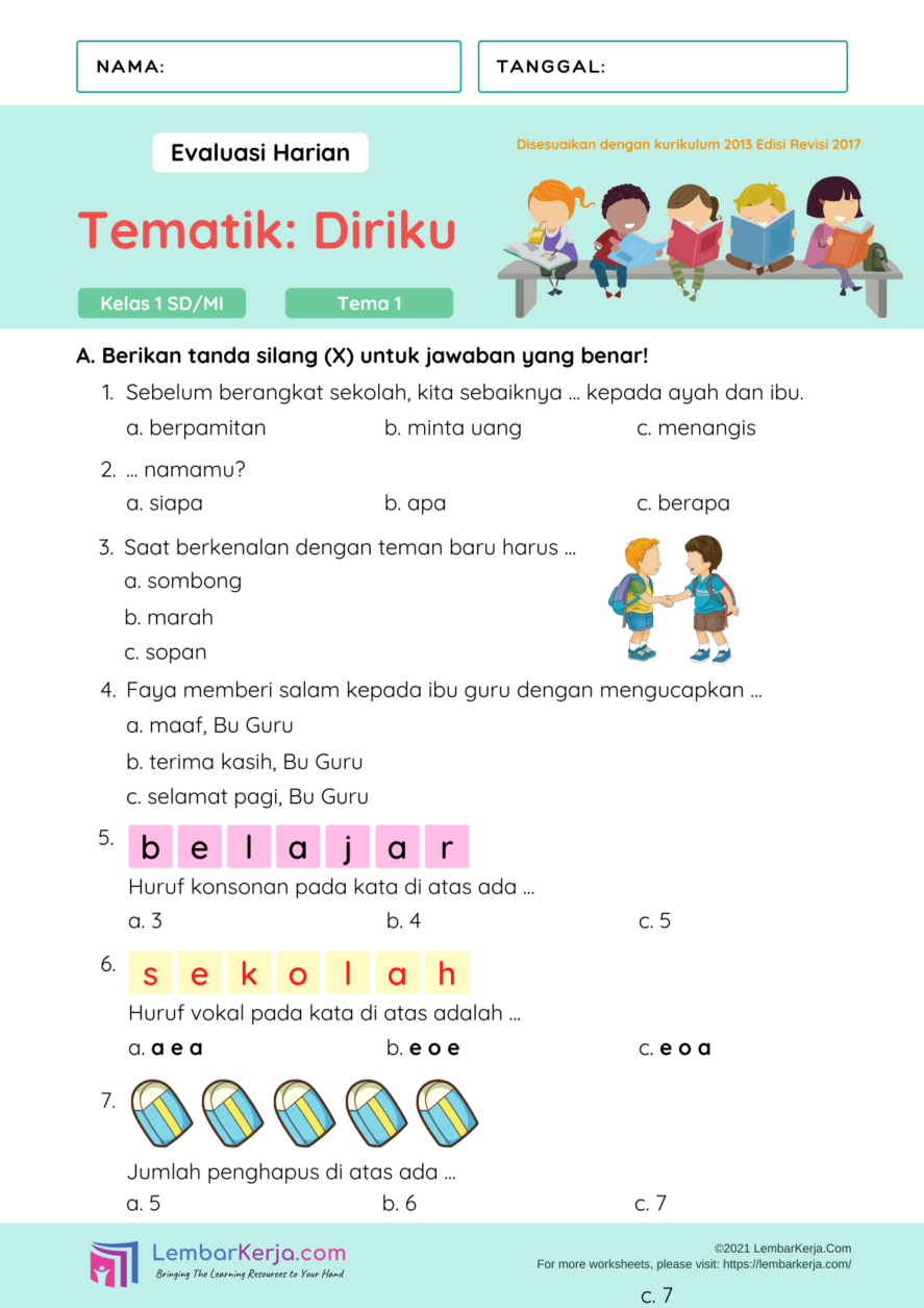 Ternyata Ini 7 Contoh Soal dan Jawaban Bahasa Daerah Kelas 1 SD PDF Wajib Tahu 2026