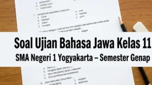 Soal Ujian Bahasa Jawa Kelas 11 Lengkap dengan Kunci Jawaban untuk