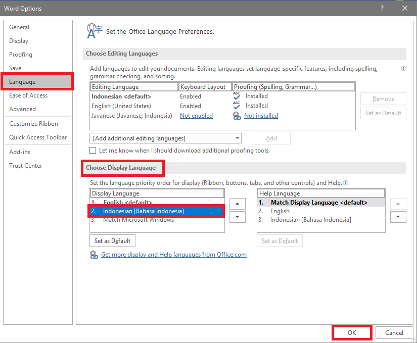 Tutorial Office Cara mengubah Bahasa di Microsoft Word menjadi Bahasa Tutorial Office Cara mengubah Bahasa di Microsoft Word menjadi Bahasa
