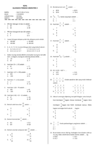 Latihan Soal Matematika Kelas 4 Dalchaebi