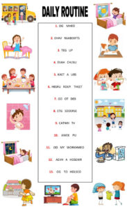 Daily Routines Printable 170 Daily Routines ideas MTTVU