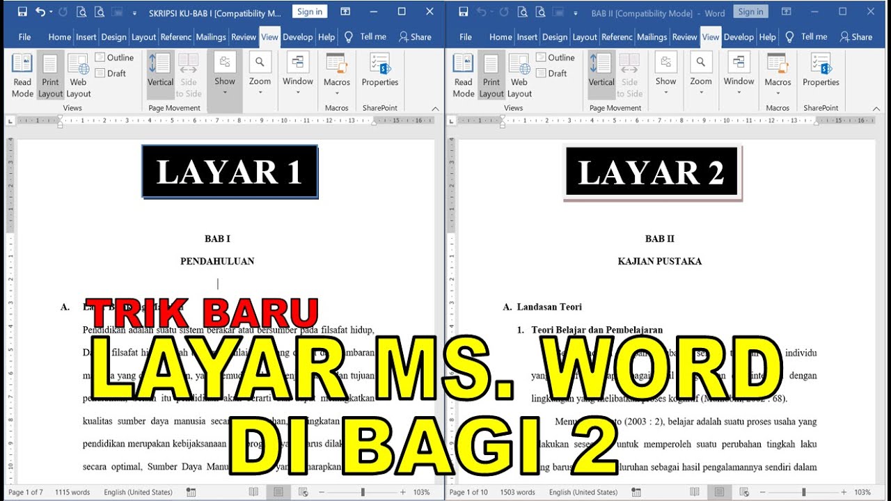Rahasia Mengubah Layar Pada Word Menjadi Dua dalam 5 Langkah Praktis Sebelum Terlambat