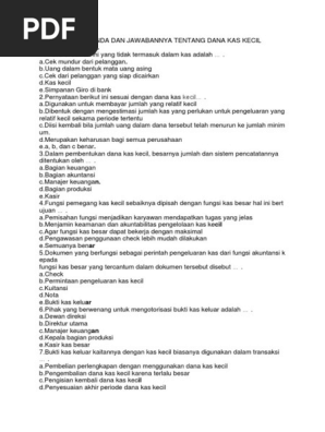 Contoh Soal Administrasi Keuangan Kelas 11 - Ilmu Soal Contoh Soal Administrasi Keuangan Kelas 11 - Ilmu Soal