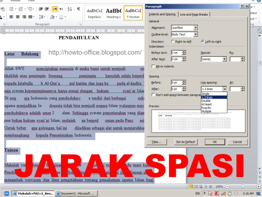 Cara Mengatur Spasi Di Word Panduan Lengkap Untuk Pemula Cara Mengatur Spasi Di Word Panduan Lengkap Untuk Pemula